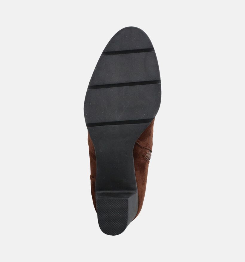 Nathan-Baume Bottes hautes en Brun fonc&eacute; pour femmes (380281)