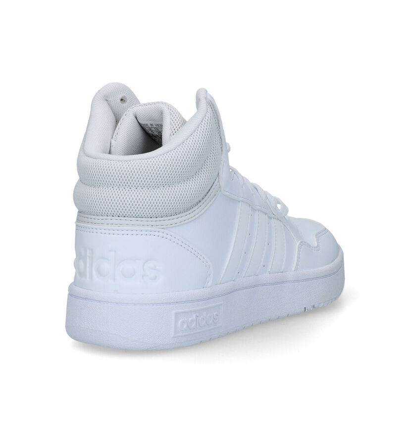 adidas Hoops 3.0 Mid Witte Sneakers voor dames (324505)