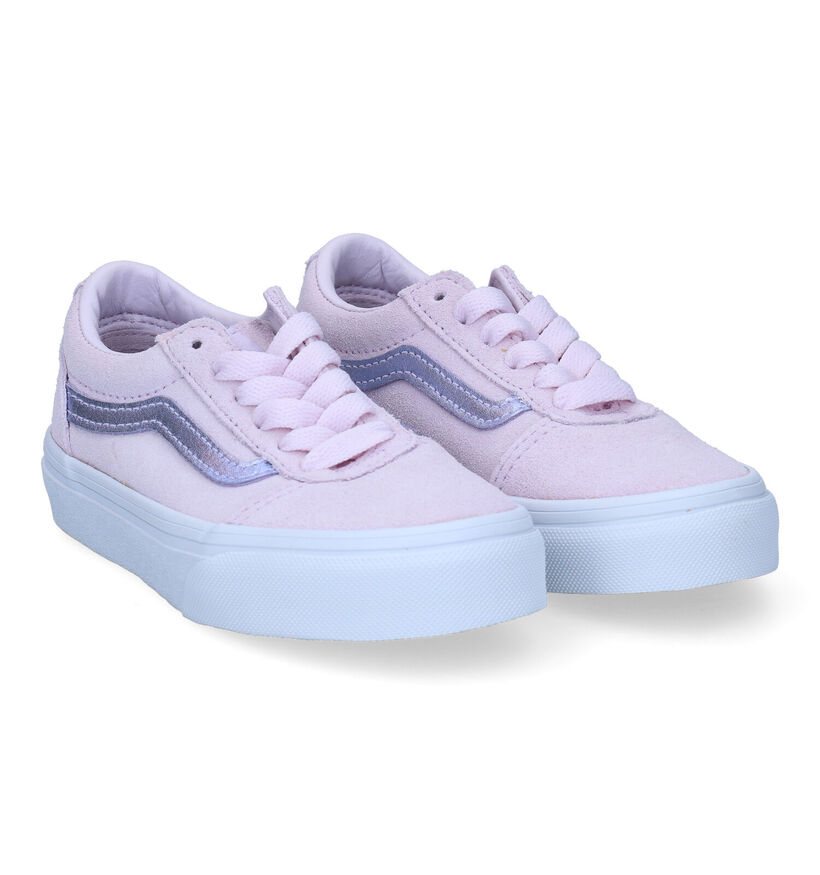 Vans Ward Roze Sneakers voor meisjes (300610)