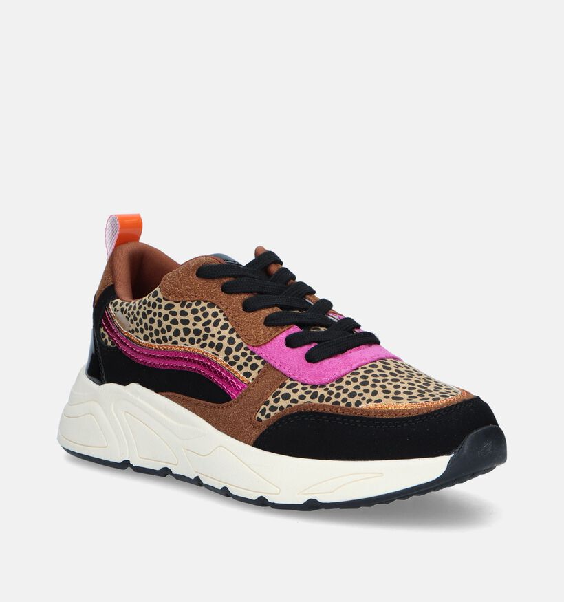 Posh by Poelman Baskets casual en Marron pour femmes (345006)