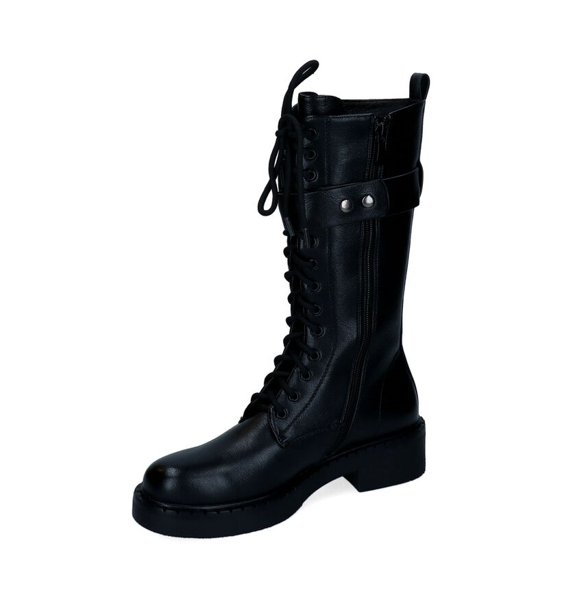 Noa Harmon Zwarte Boots in kunstleer (297801)