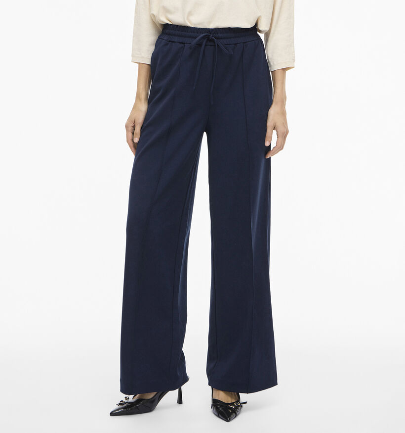 Vila Cula Donkerblauwe Geklede Broek voor dames (378435)