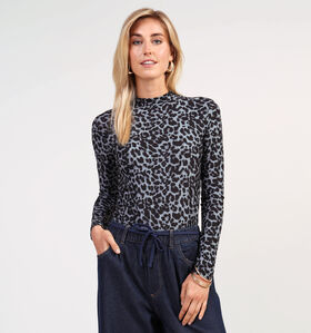 Vila Leoa High Neck Pull en Gris pour femmes (361330)