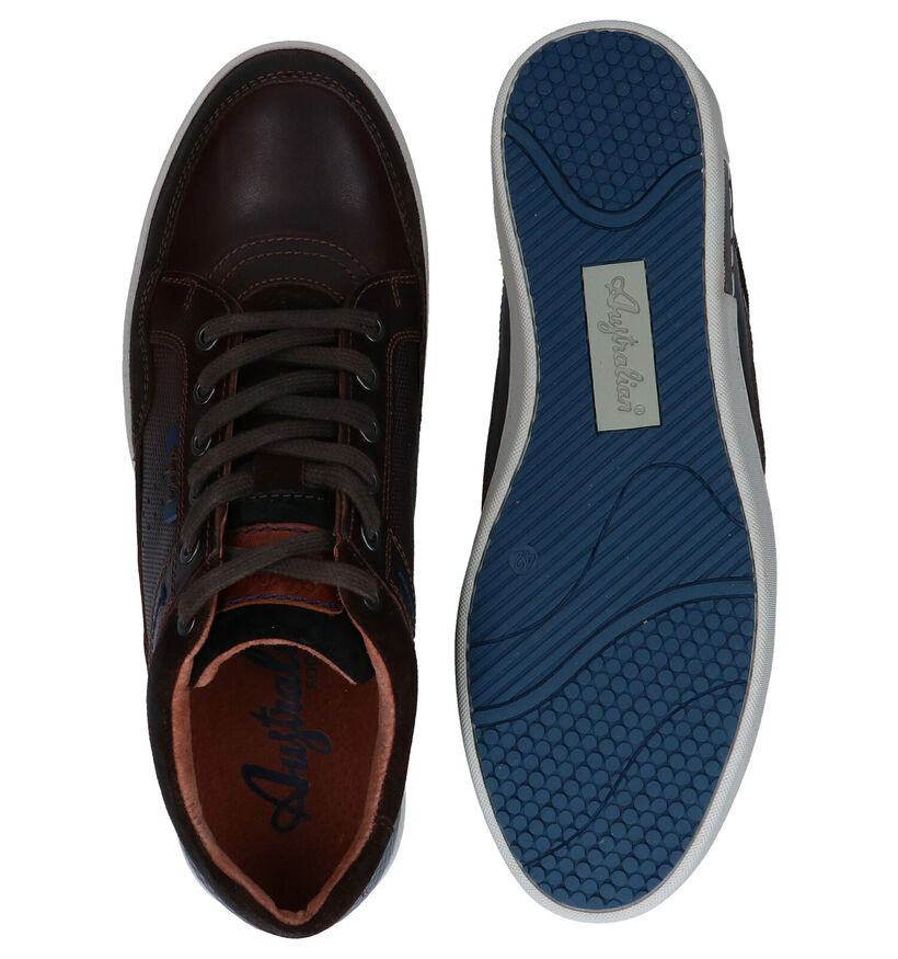 Australian Chaussures à lacets en Marron en cuir (282694)