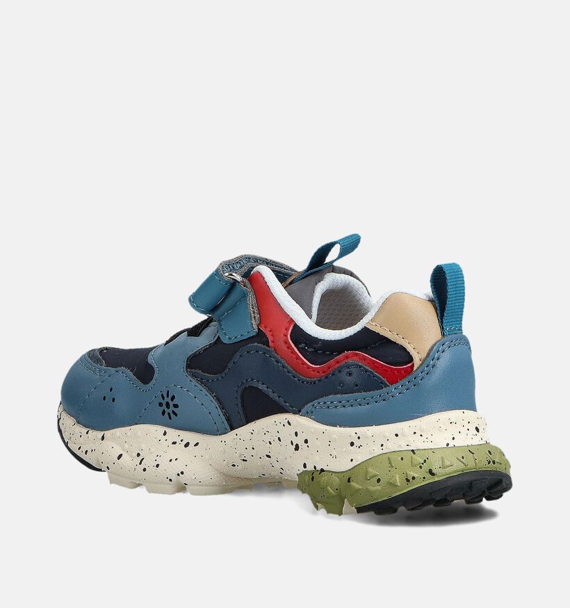 Naturino x Flower Mountain Yamano 3 Chaussures à enfiler en Bleu pour filles, garçons (364153) - pour semelles orthopédiques