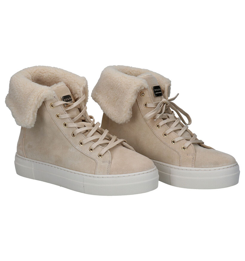 Scapa Ecru Boots in daim (297904)