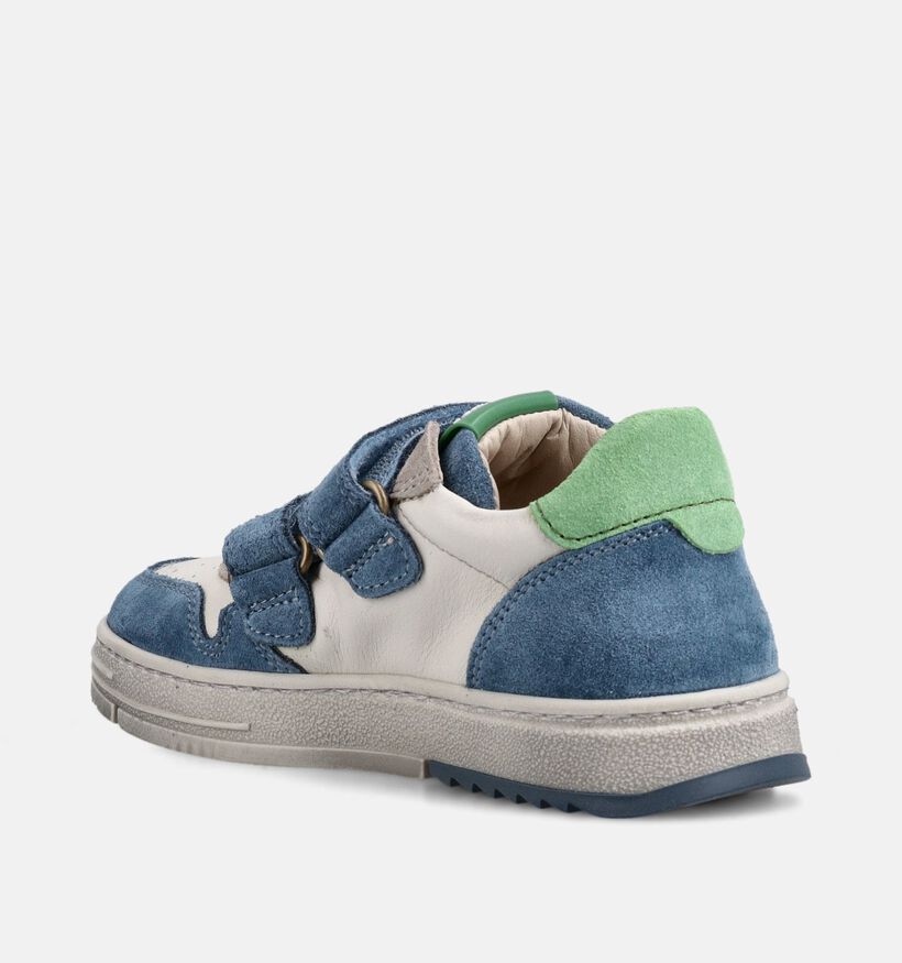 STONES and BONES Party Baskets basses en Bleu pour gar&ccedil;ons (369626) - pour semelles orthop&eacute;diques