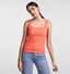 Pieces Leslie Débardeur en Orange pour femmes (326813)