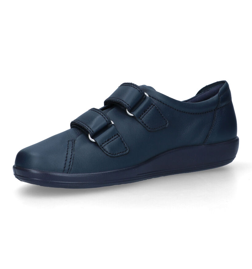 Ecco Soft 2.0 Chaussures à velcro en Noir pour femmes (314895) - pour semelles orthopédiques