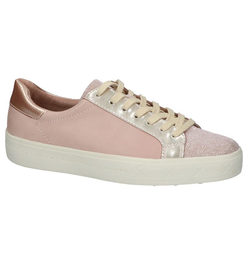 Roze Lage Geklede Sneakers Tamaris Touch It in leer (214185)