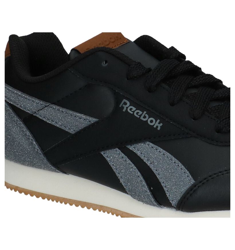 Zwarte Sneakers Reebok Royal CL Jog in imitatieleer (221691)