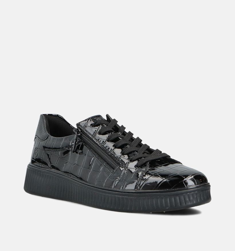 Remonte Zwarte Veterschoenen voor dames (360405) - geschikt voor steunzolen