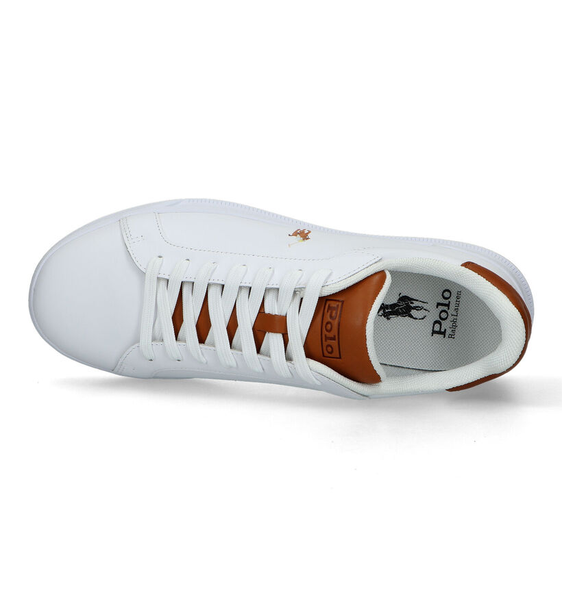 Polo Ralph Lauren HRT Court Witte Veterschoenen voor heren (336796)
