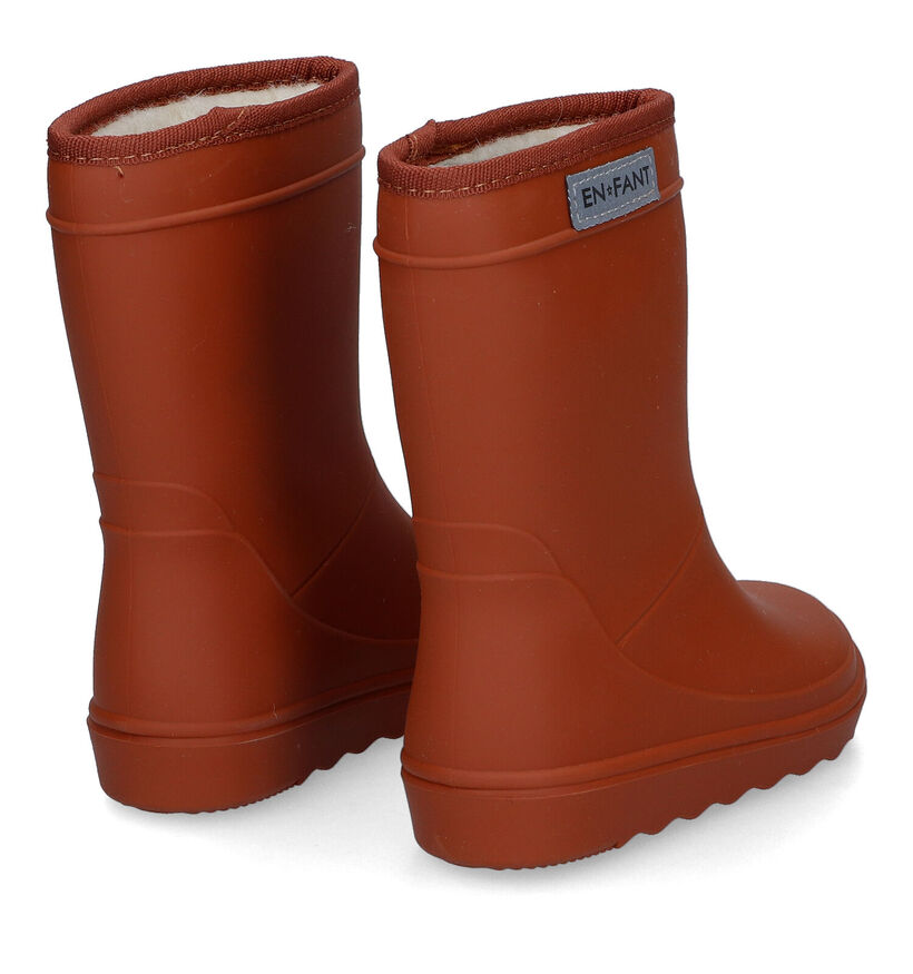 Enfant Bottes de pluie en Cognac pour garçons (312739)