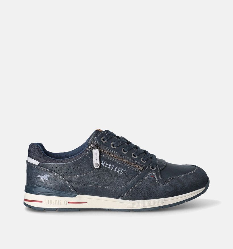 Mustang Blauwe Veterschoenen voor heren (351330)