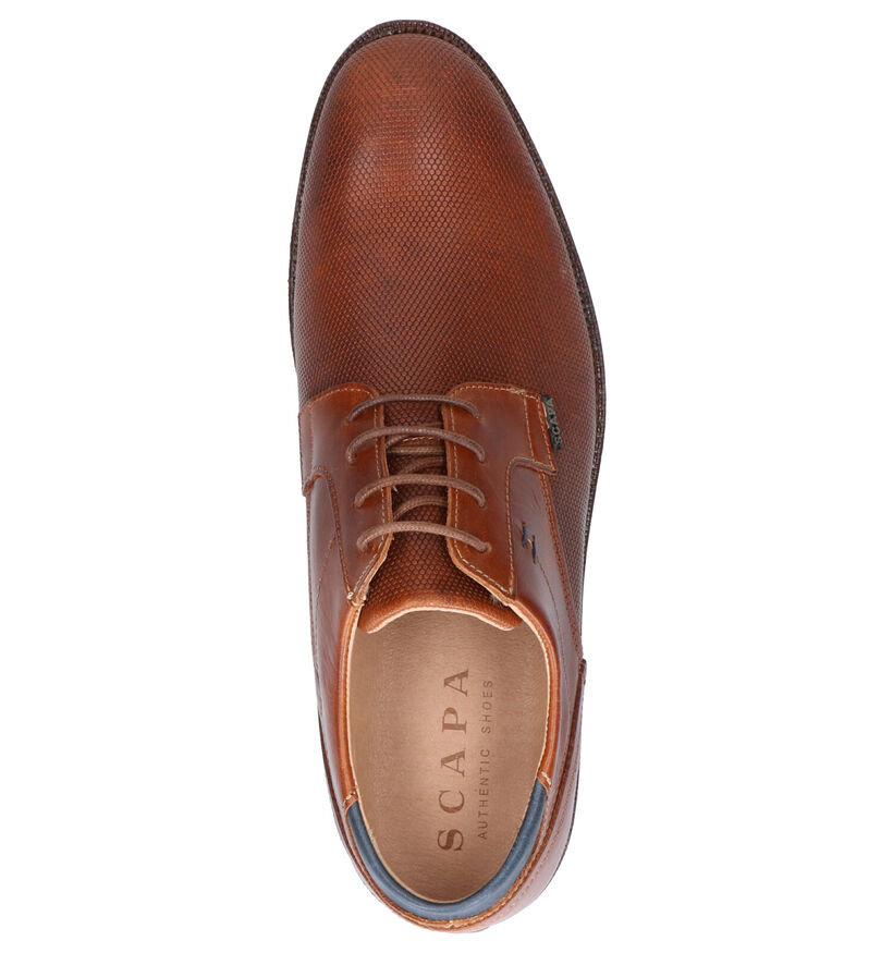 Scapa Chaussures habillées en Cognac en cuir (259103)