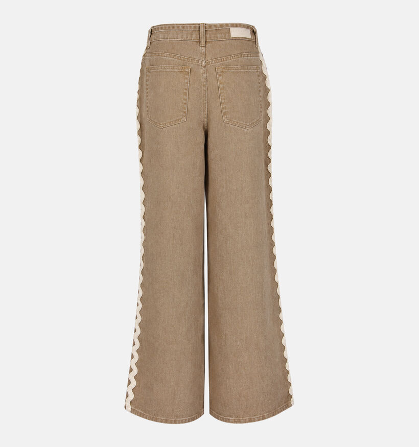 Desires Megan Bruine Wide Leg Jeans voor dames (376876)