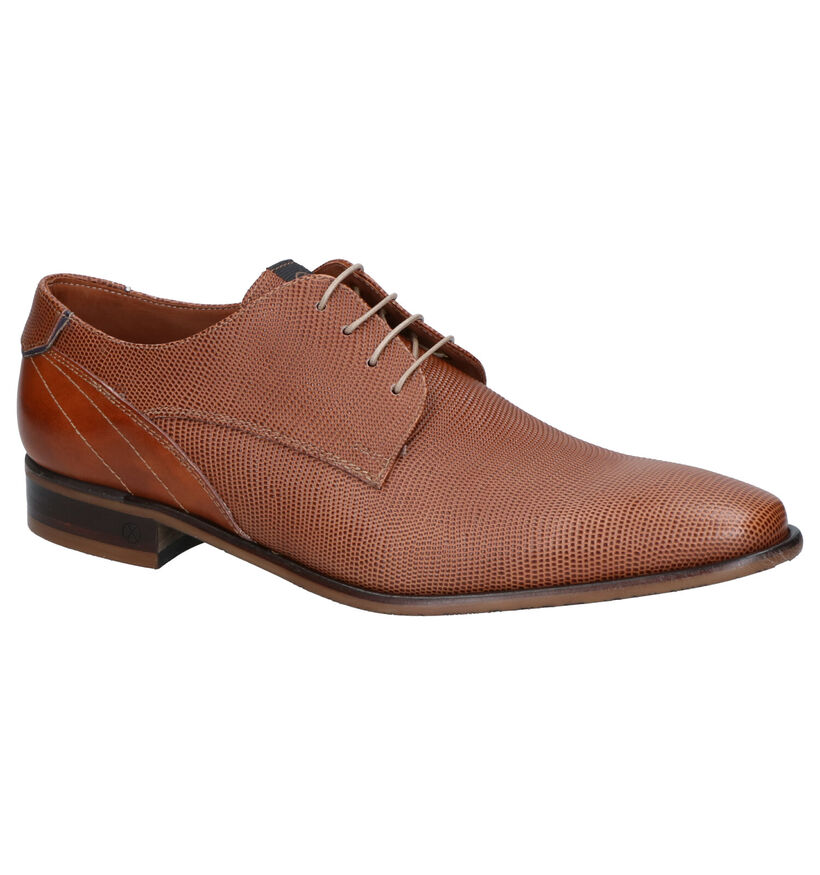 Donkerblauwe Geklede Schoenen Ambiorix Ermano in leer (274884)