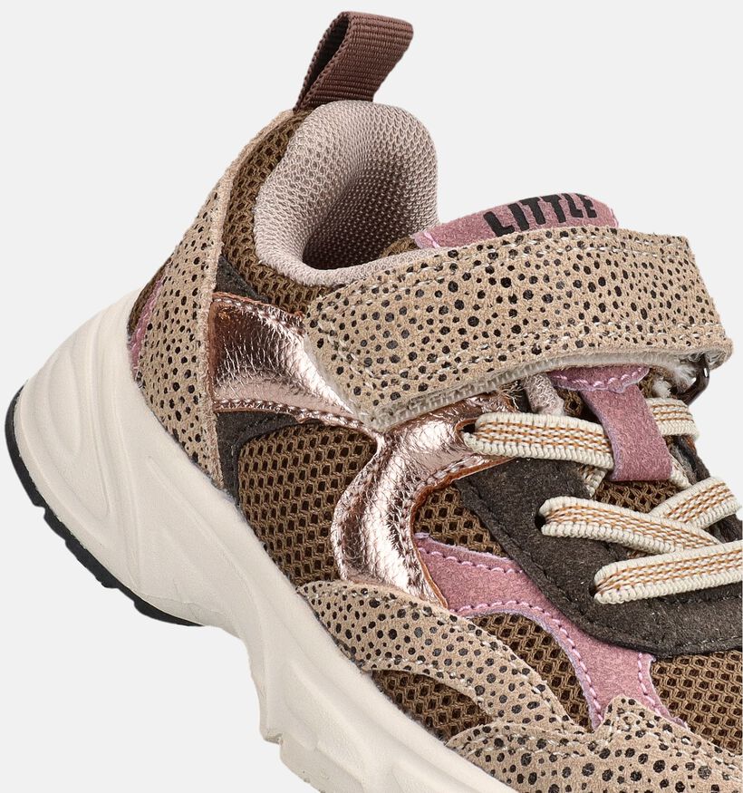 Little David Taupe Sneakers voor meisjes (378835) - geschikt voor steunzolen