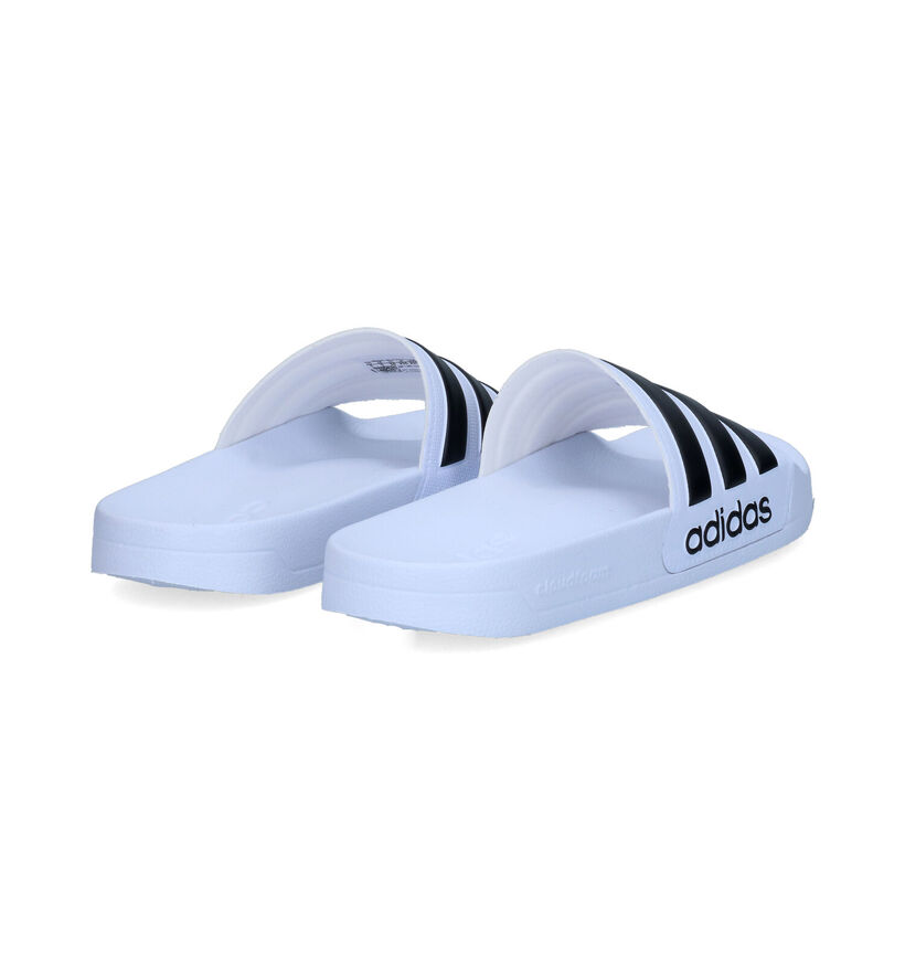 adidas Adilette Claquettes de piscine en Blanc pour femmes (301979)
