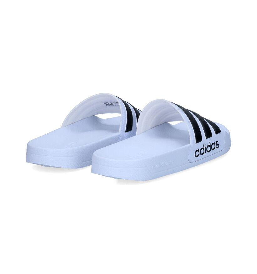 adidas Adilette Witte Badslippers in kunststof (301979)