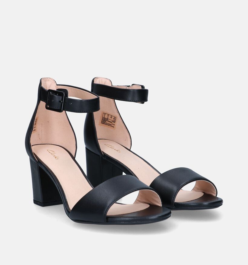 Clarks Deva Mae Sandales en Noir pour femmes (321783)