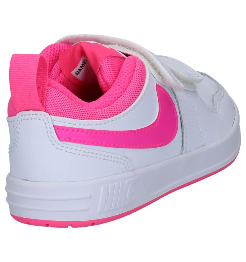 Nike Pico 5 Witte Sneakers in kunstleer (254092)