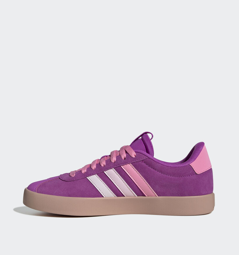adidas VL Court 3.0 Paarse Sneakers voor dames (357140) - geschikt voor steunzolen