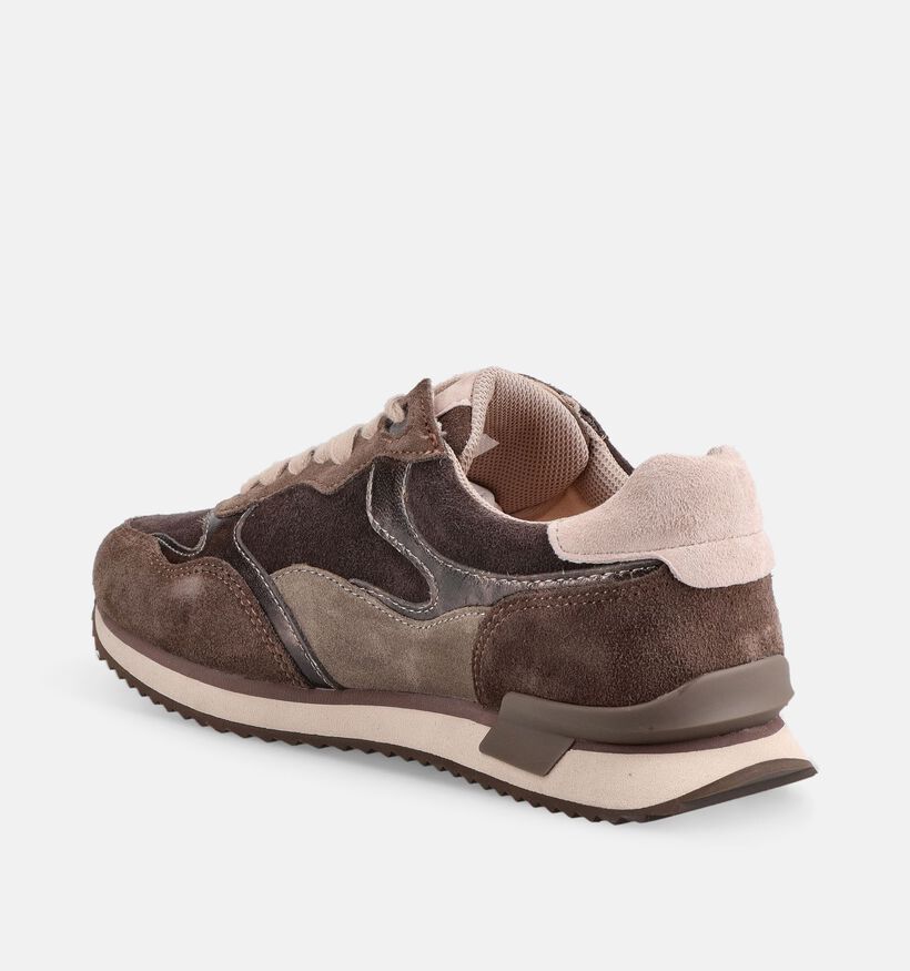 Gabor Comfort Taupe Sneakers voor dames (378275) - geschikt voor steunzolen