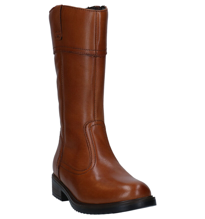 Loli Laly Bottes hautes en Cognac en cuir (298605)