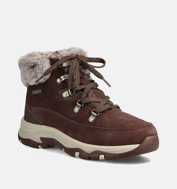 Skechers Waterproof Low Chaussures outdoor Marron/Vert