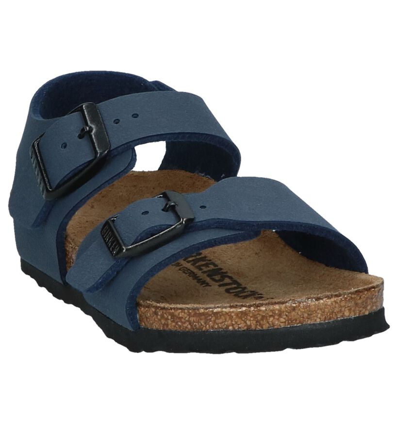 Birkenstock New York Blauwe Sandalen voor jongens, meisjes (322480)