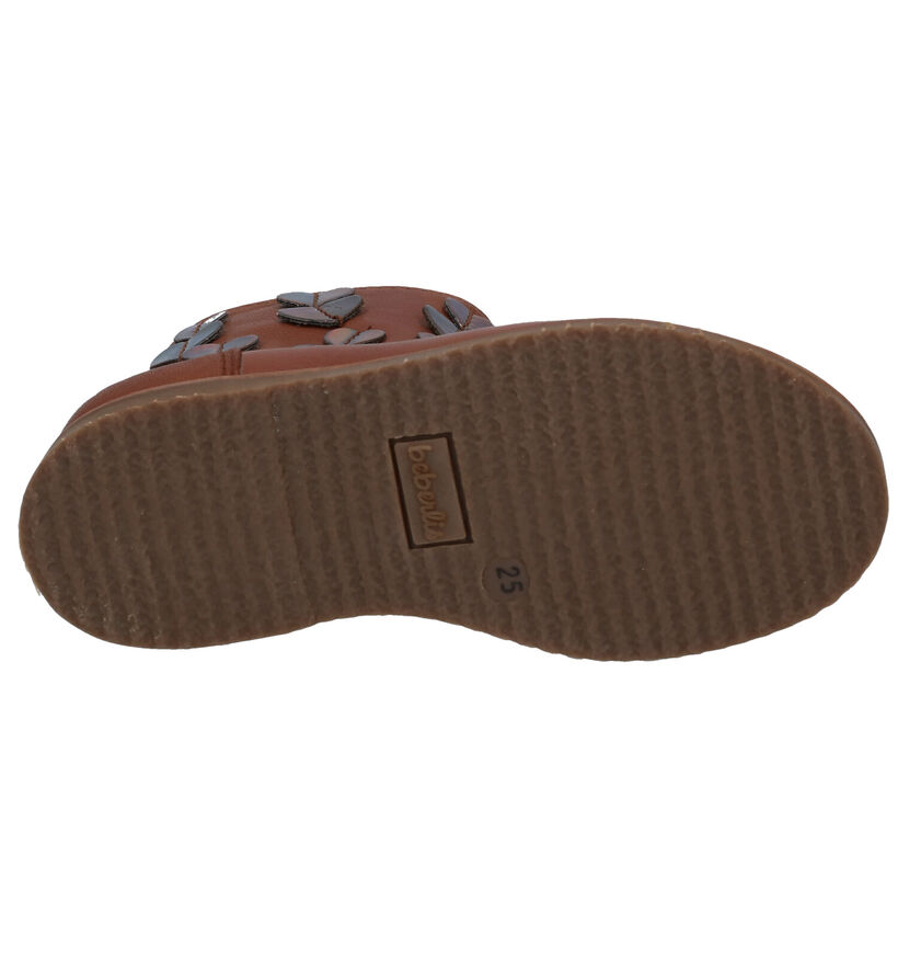 Beberlis Cognac Korte Laarzen in leer (297354)