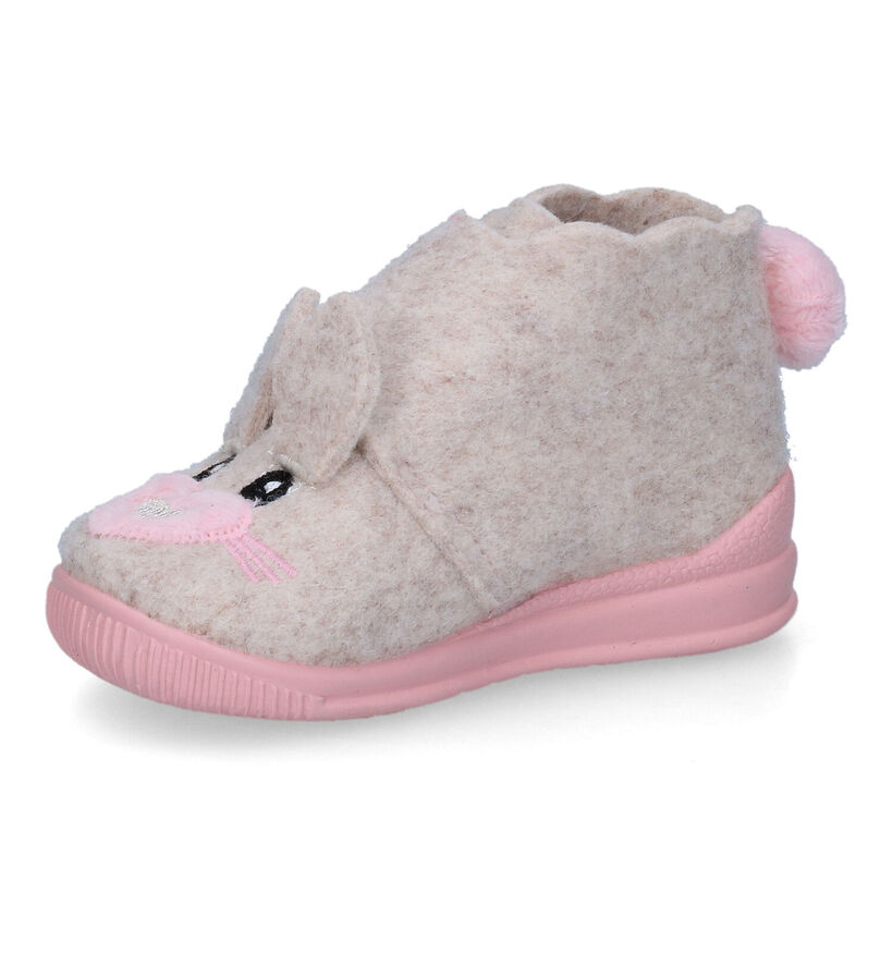 Milo & Mila Beige Pantoffels voor meisjes (317205)