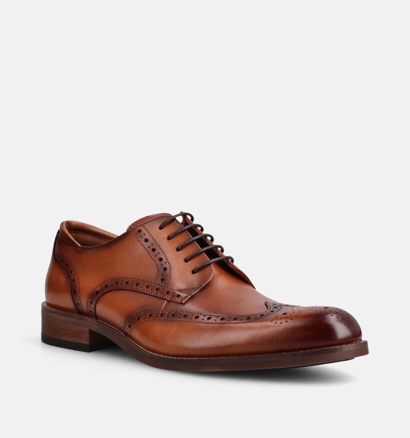 Clarks Craftremi Tip Chaussures classiques en Cognac pour hommes (370693) - pour semelles orthop&eacute;diques