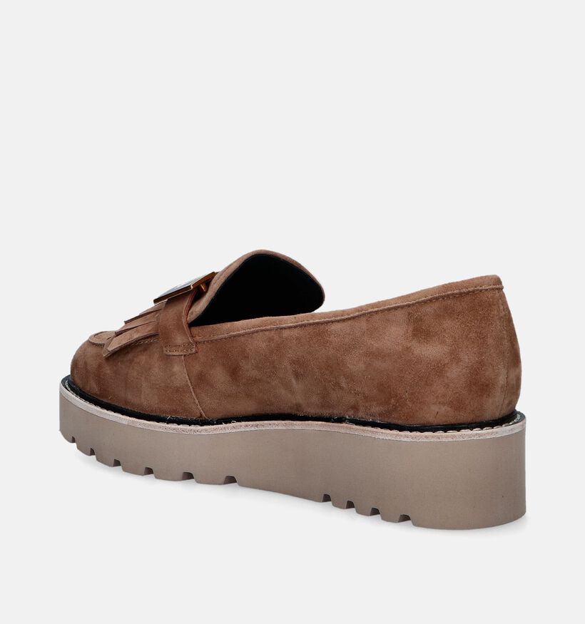 Nathan-Baume Chaussures à enfiler en Cognac pour femmes (348009)