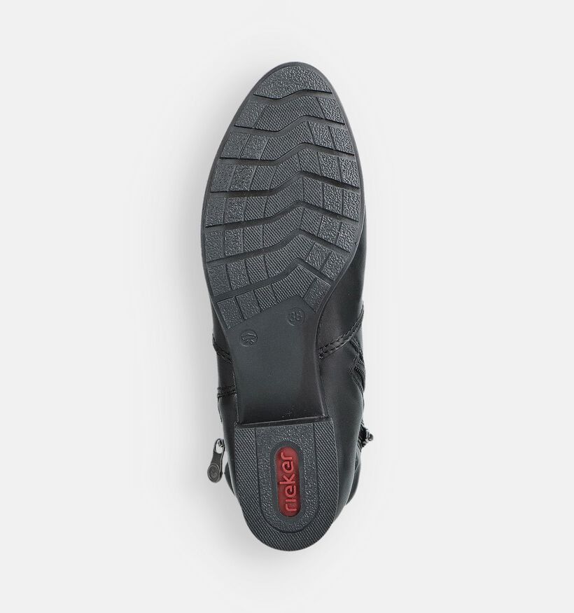 Rieker Bottines plates en Noir pour femmes (363522)