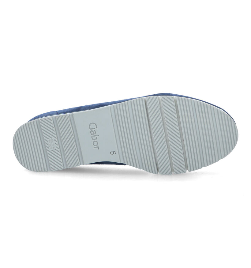 Gabor OptiFit Ballerines en Bleu pour femmes (323235) - pour semelles orthopédiques