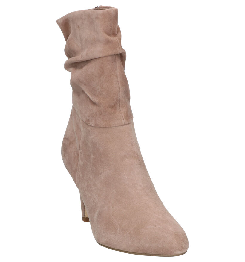 Tamaris Bottes basses en Taupe en daim (257129)