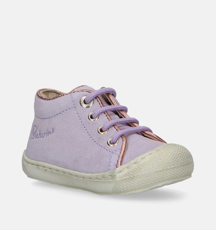 Naturino Sossi Suede Chaussures pour bébé en Lilas pour filles (339401)