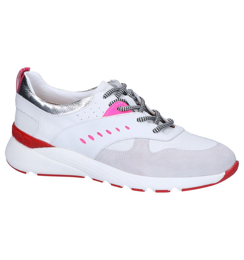 Witte Geklede Sneakers Maripé voor dames (248835) - geschikt voor steunzolen