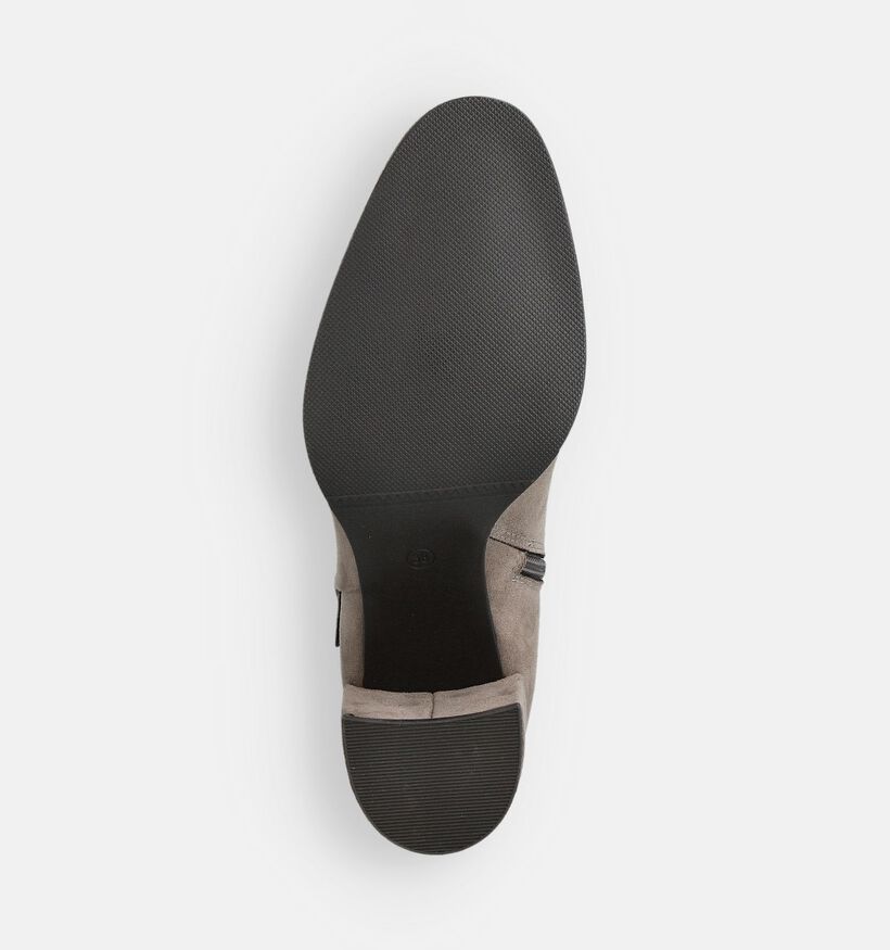 Marco Tozzi Taupe Enkellaarzen voor dames (362545)
