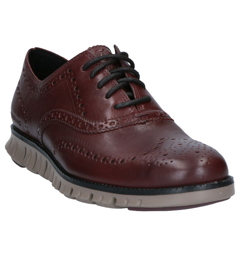 Cole Haan Zerogrand Chaussures habillées en brun en cuir (257906)