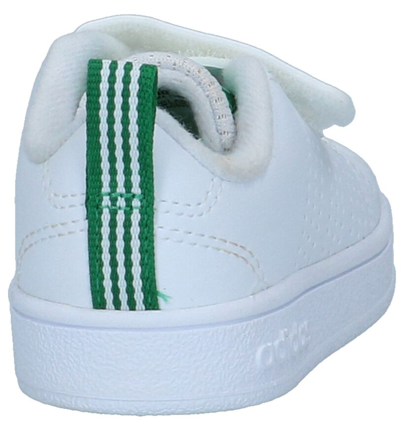 adidas Advantage Clean Baskets basses en Blanc en simili cuir (237173)