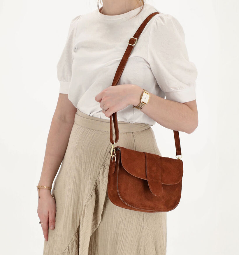 Charm London Cognac Crossbodytas voor dames (373483)