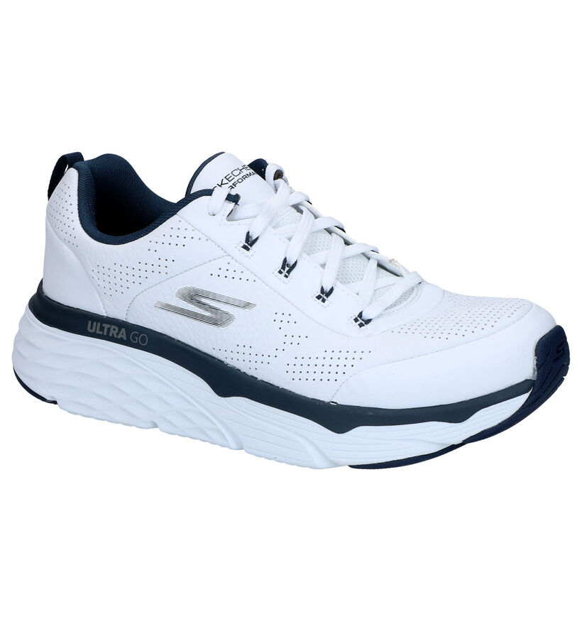 Skechers Witte Sneakers in kunstleer (272840)