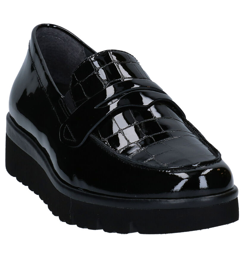 Gabor OptiFit Zwarte Instappers in lak (282433)