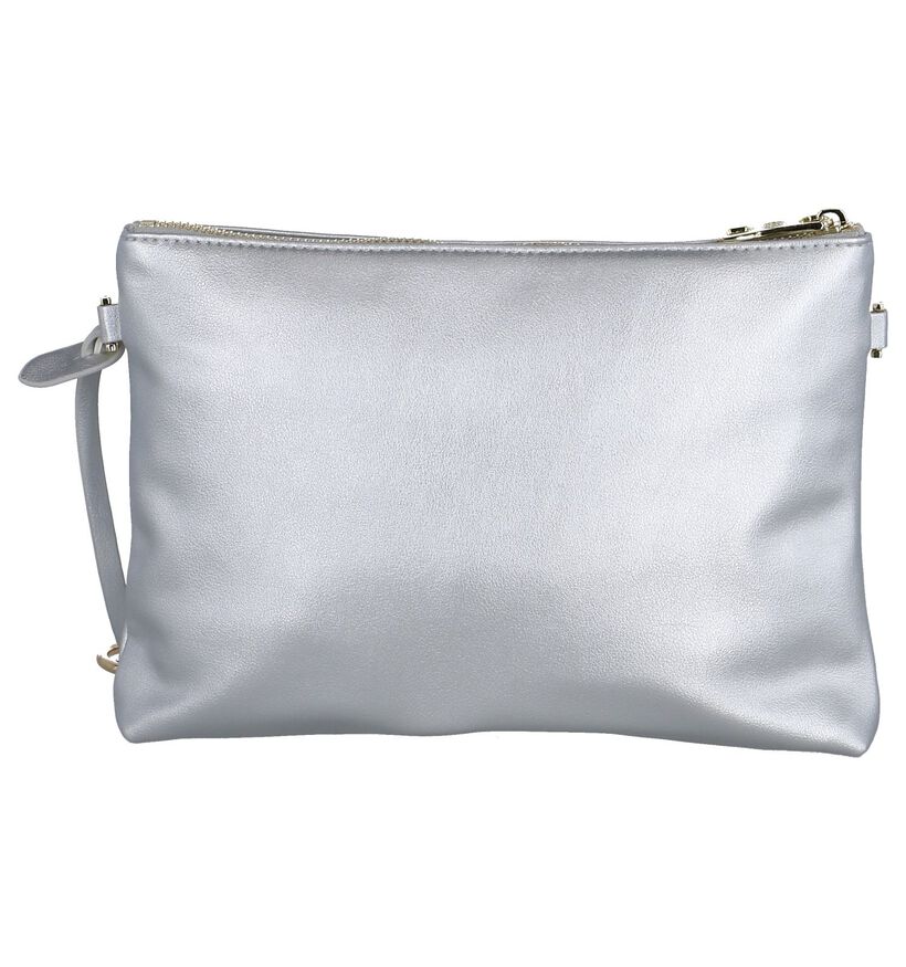 Kisses of Pearl Demi Sac porté croisé en Argent en simili cuir (248252)