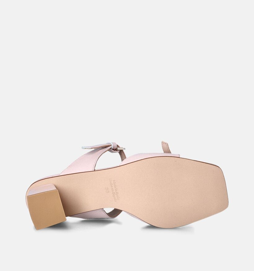 March23 Nu-pieds à talons en Rose pour femmes (355968)