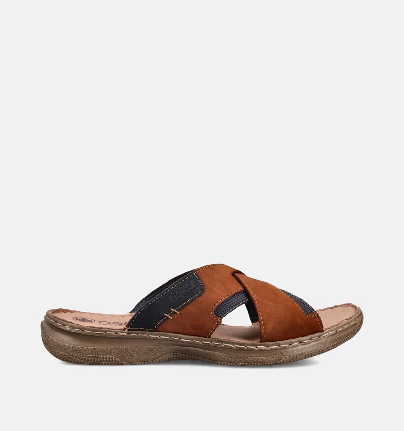 Rieker Bruine Slippers voor heren (370500)
